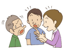 二人以上の人が話しているのがよく聞き取れない。