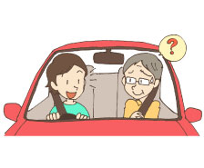 自動車の中での会話が、よく聞き取れない。